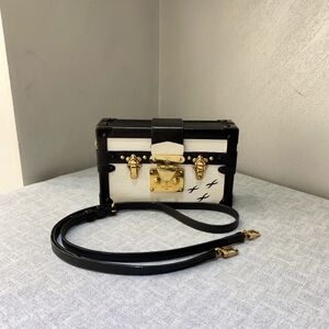 Louis Vuitton Petite Malle Birds Motif Epi White